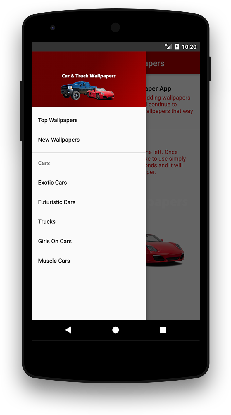 Android Car & Trucks Wallpaper App